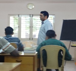 Fr. Soosai teaches a Class
