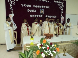 Fr. Soosai celebrates Founder's Feast